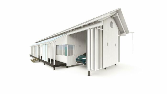 ēkas vizualizācija